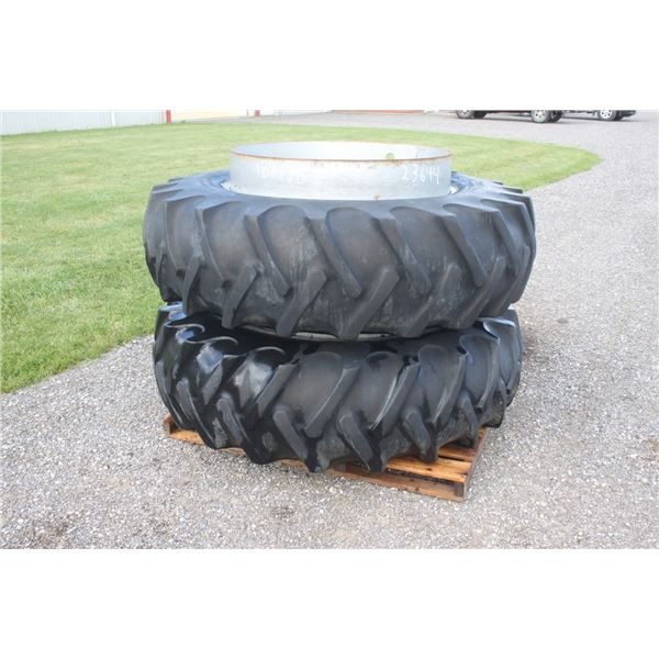 Set of 18.4x38 T-rail duals, BF Goodrich