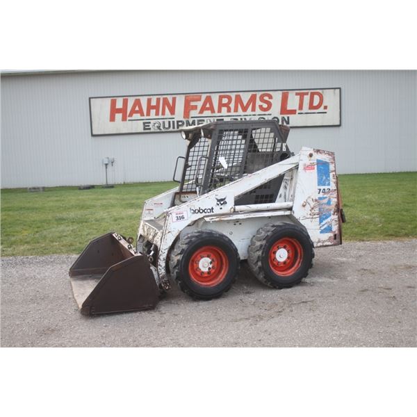 Bobcat 743 skidsteer, rops