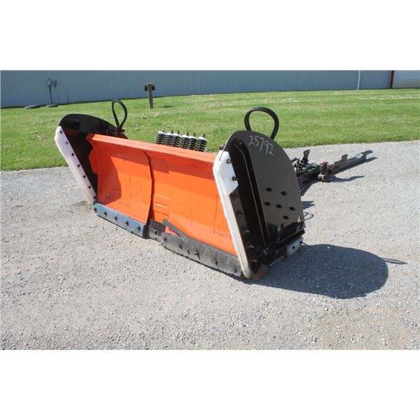 Agrigratte 7-12 front snow blade, under tractor sub frame