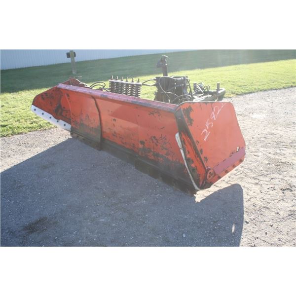 Agrigratte 9-15 front snow blade, under tractor sub frame