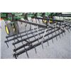 Image 9 : JD 2210 44'6" 5 section hydraulic folding cultivator, 5 bar spike harrow