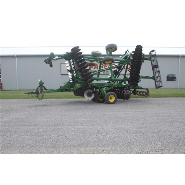 JD 2623 26'5" hydraulic folding disc, rock flex