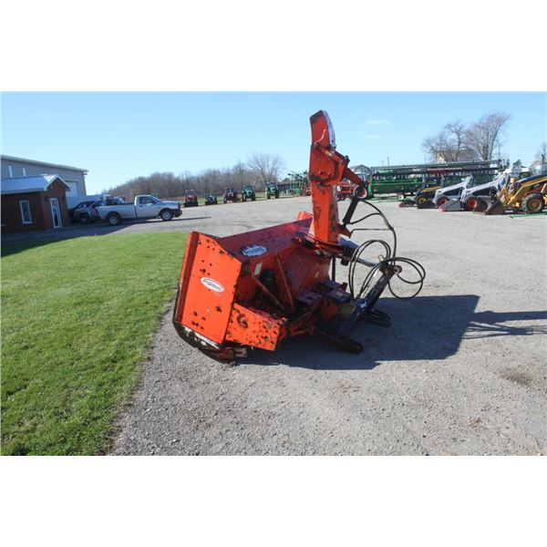 Pronovost 7.5'  double auger snowblower, hydraulic chute, hydraulic deflector