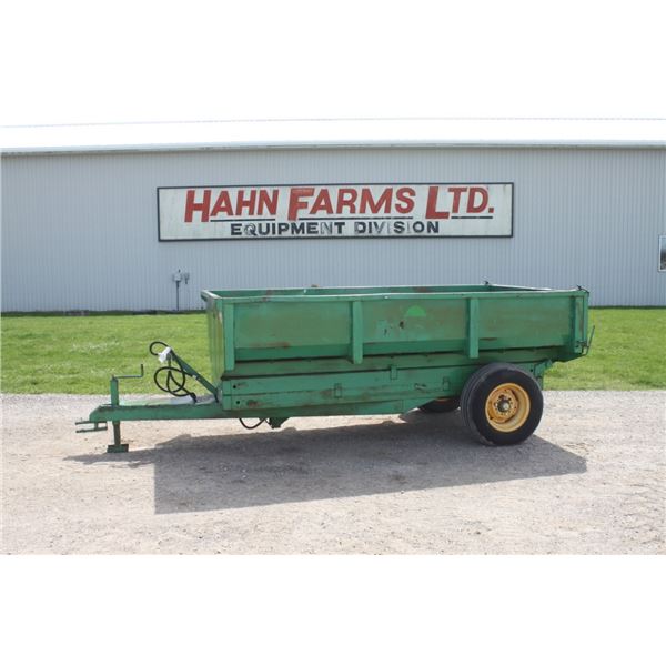 JWS 10' hydraulic dump wagon, single axle