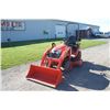 Image 2 : Kubota BX2380 4wd compact tractor, LA344 loader, 60" mid mount drive over deck, 766 hours