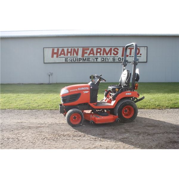 Kubota BX2370 4wd compact tractor, 54" mid mount mower