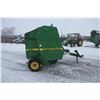Image 5 : JD 446 4x4 round baler, hydraulic tie, ramp