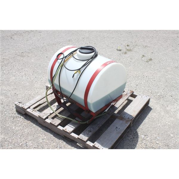 poly preservative tank to fit baler, electric pump, with toolbox