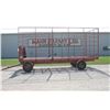 Image 1 : Forage King 20' thrower wagon, mesh floor, Horst double reach under carriage