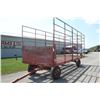 Image 2 : Forage King 20' thrower wagon, mesh floor, Horst double reach under carriage