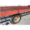 Image 8 : Forage King 20' thrower wagon, mesh floor, Horst double reach under carriage