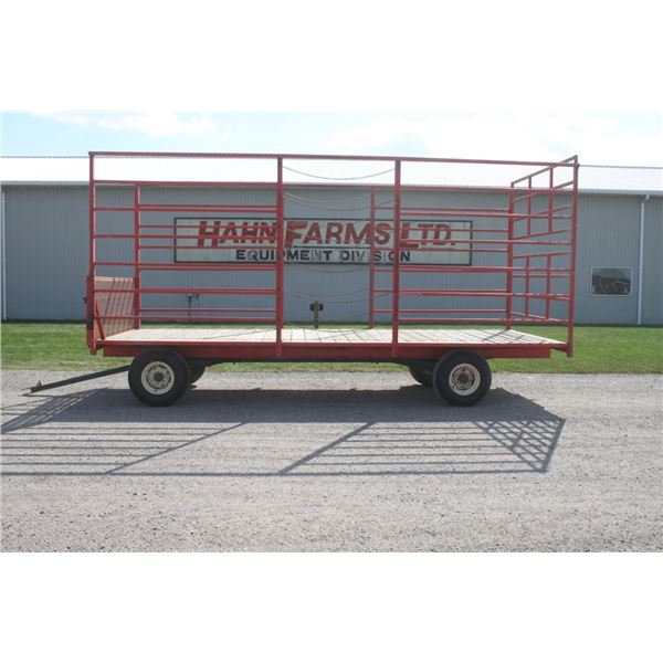 Martin 20' steel thrower wagon, Martin under carriage