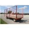 Image 4 : Martin 20' steel thrower wagon, Martin under carriage