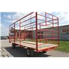 Image 6 : Martin 20' steel thrower wagon, Martin under carriage