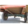 Image 9 : Martin 20' steel thrower wagon, Martin under carriage