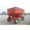 Image 5 : Bruns 400 bu gravity wagon, Horst 12 ton under carriage
