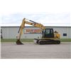 Image 1 : Caterpillar 313F L GC excavator, cab, air, auxilary hydraulics, 36" bucket, front dozer blade, 4256