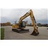 Image 3 : Caterpillar 313F L GC excavator, cab, air, auxilary hydraulics, 36" bucket, front dozer blade, 4256