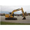 Image 4 : Caterpillar 313F L GC excavator, cab, air, auxilary hydraulics, 36" bucket, front dozer blade, 4256