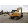 Image 5 : Caterpillar 313F L GC excavator, cab, air, auxilary hydraulics, 36" bucket, front dozer blade, 4256