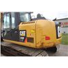 Image 8 : Caterpillar 313F L GC excavator, cab, air, auxilary hydraulics, 36" bucket, front dozer blade, 4256