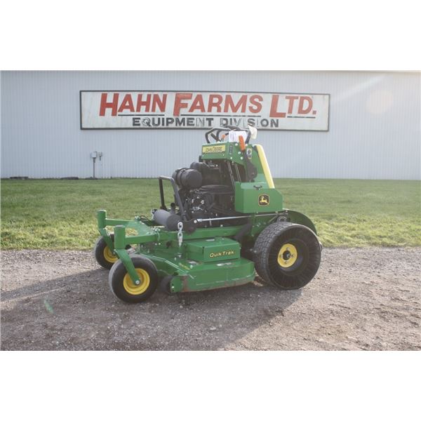 2020, JD 652R EFI Quick Trak stand-on mower, 52" deck, 418 hours