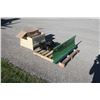Image 2 : JD 54" front snowblade with front hitch and angle bracket to fit JD compact, New and Unused