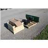 Image 3 : JD 54" front snowblade with front hitch and angle bracket to fit JD compact, New and Unused