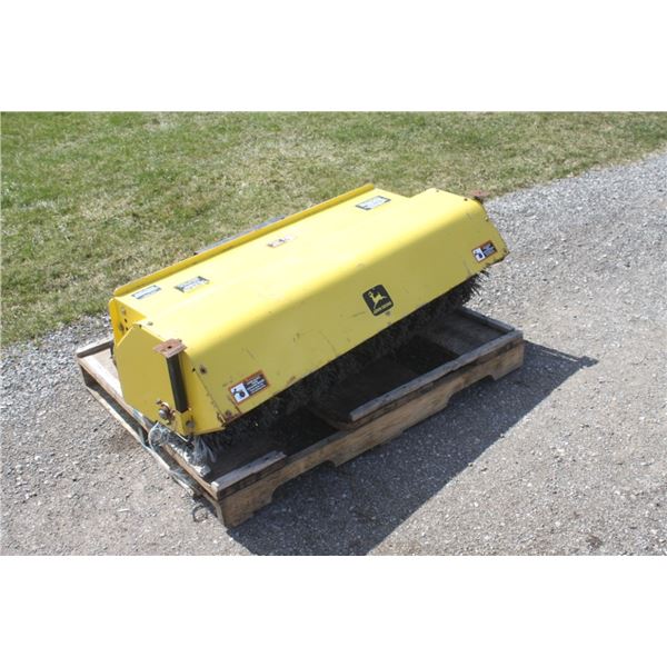 JD front mount sweeper attachment to fit compact tractor