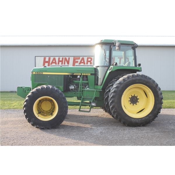 JD 4560 4wd tractor, cab, air, Powershift, duals