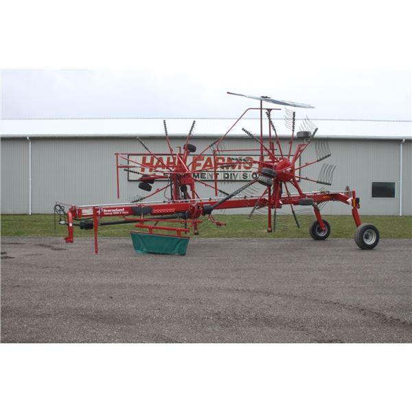 Kverneland Taarup 9469S Vario hydraulic folding twin rotary rake, Terralink Quattro