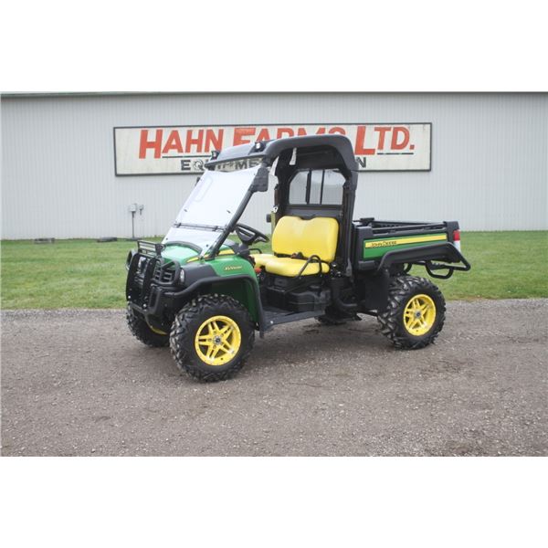 2019, JD XUV 825M 4wd side by side, green, 876 hours