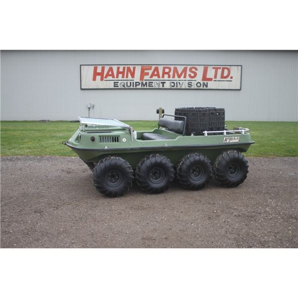 1990, Argo V890-23 8x8 Magnum side by side utility vehicle, green, 274 hours