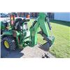 Image 8 : JD 1025R 4wd compact tractor, 120R loader, 260B backhoe attachment with thumb, 381 hours