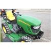 Image 11 : JD 2320 4wd compact tractor, JD 62D drive over mid mount deck, 148 hours