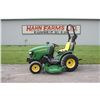 Image 1 : JD 2320 4wd compact tractor, JD 62D drive over mid mount deck, 148 hours