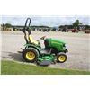 Image 4 : JD 2320 4wd compact tractor, JD 62D drive over mid mount deck, 148 hours