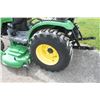 Image 8 : JD 2320 4wd compact tractor, JD 62D drive over mid mount deck, 148 hours