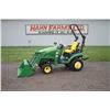 Image 1 : 2021, JD 1025R compact tractor, 120R loader, 36 hours