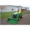 Image 2 : 2021, JD 1025R compact tractor, 120R loader, 36 hours