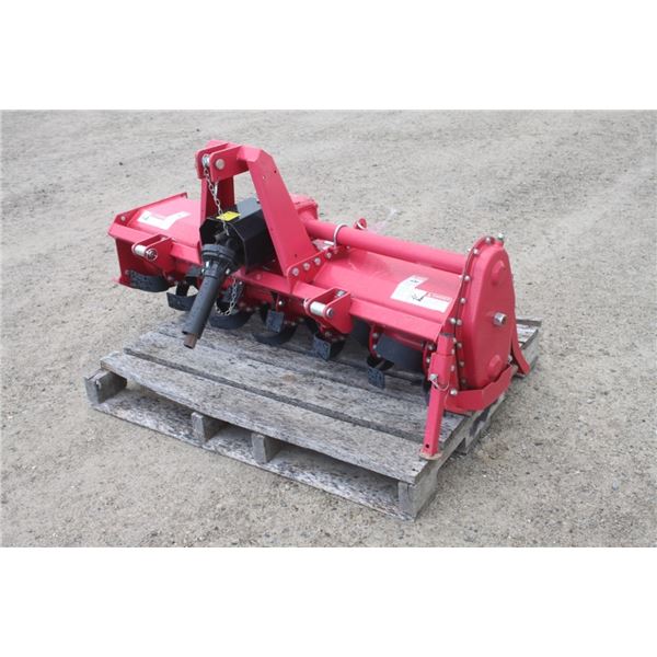 Lowery 60" roto tiller, pto and slip clutch, New and Unused