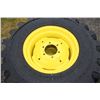 Image 4 : Set of 4 -JD compact tractor wheel and tire assemblies