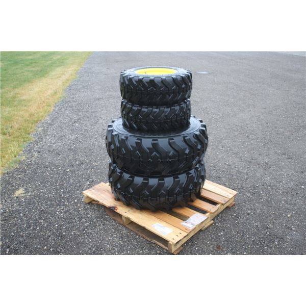 Set of 4 -JD 2025R series tire & rim assemblies