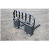 Image 4 : Challenger 3700 lbs standard pallet fork, 42" tines, universal skidsteer QT, New and Unused