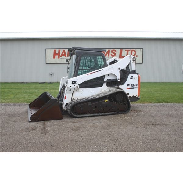 Bobcat T770 track skidsteer, cab, air, radio, 2503 hours