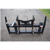Image 5 : AMI CAT Quick coupler, 60" pallet forks, to fit CAT 420E backhoe
