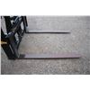 Image 6 : AMI CAT Quick coupler, 60" pallet forks, to fit CAT 420E backhoe