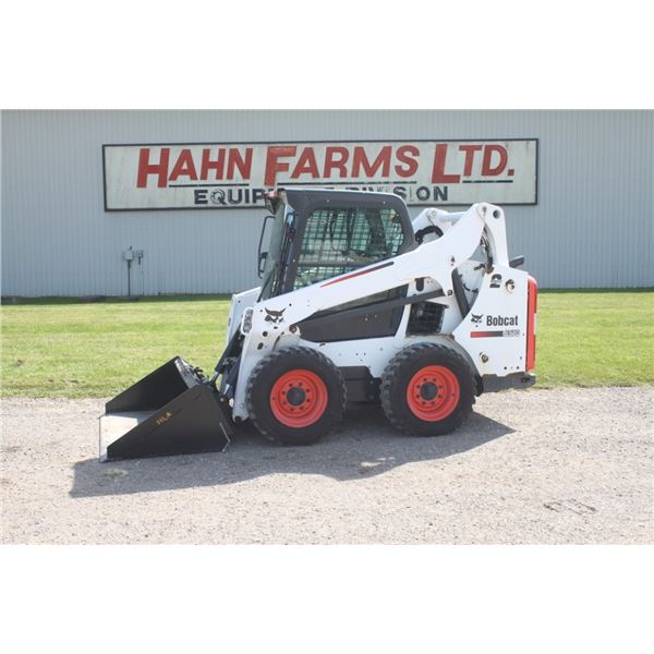 Bobcat S570 skidsteer, cab, air, 802 hours