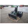 Image 3 : New Holland 601.ES-NH-H front mount, 5' snowblower, hydraulic turn to fit skidsteer