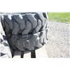 Image 3 : Earth Force set of 4 30x10-16 solid tires on 8 bolt rims to fit skidsteer
